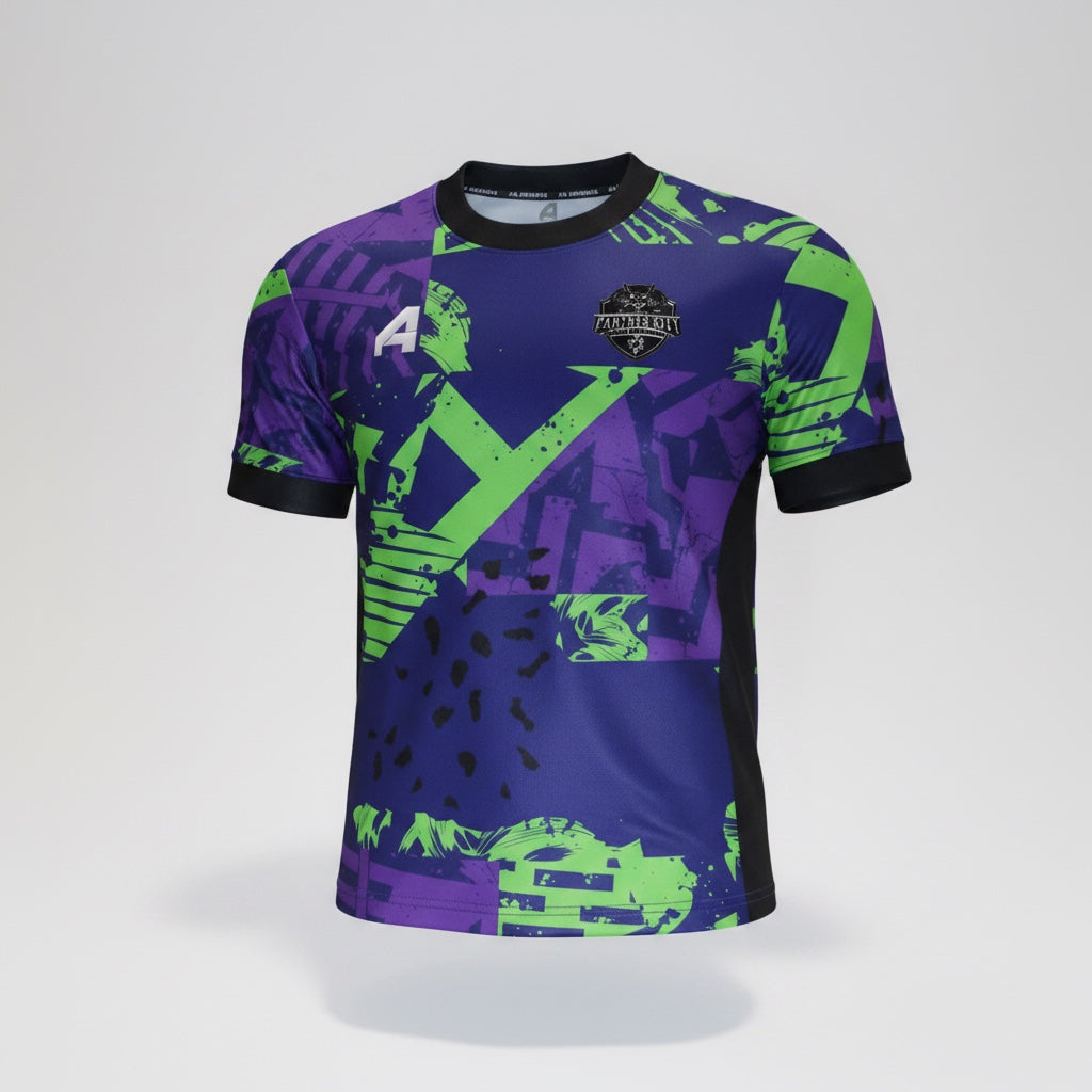 A4 Athletics x Panther City: The "Electric Grape" Bellaire 3rd Kit